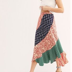 NWT Free People Medley Maxi Skirt